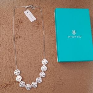 Bancroft Barbara Hammered Silver Necklace